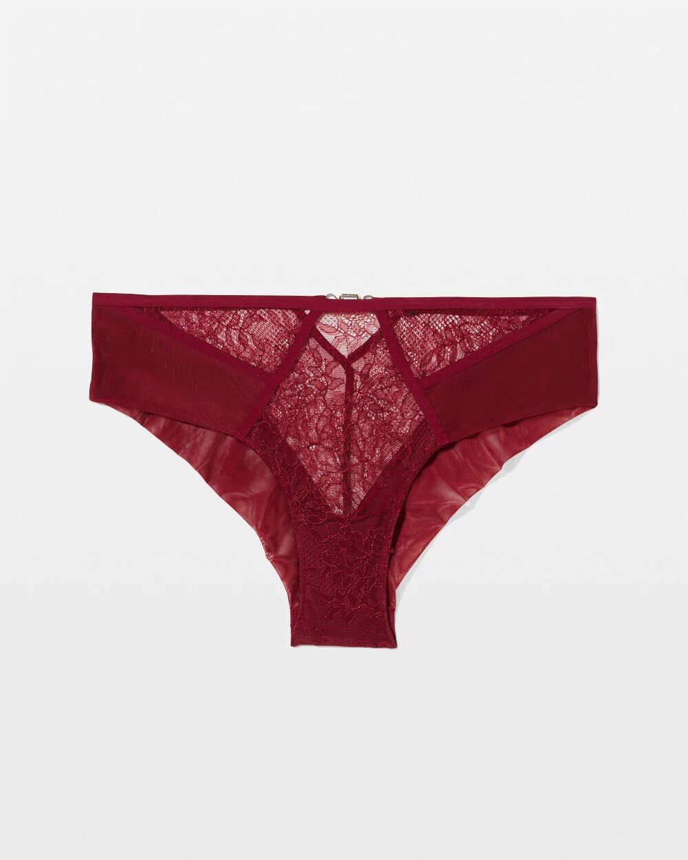 Soma / Sheer Glam Cheeky Panty RED VELVET