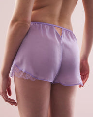 Soma / Crinkle Chiffon Tap Pajama Short JACARANDA