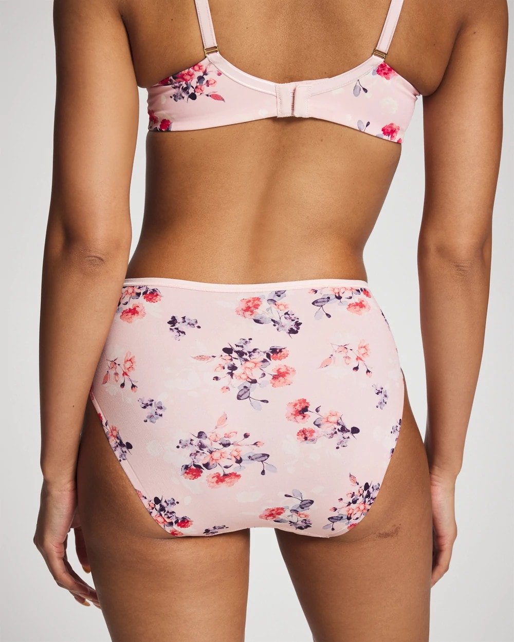 Soma / Edge High-Leg Panty FLORAL DREAMS MINI PINK