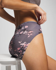 Soma / Edge High-Leg Panty FLORAL DREAMS MINI GRAY