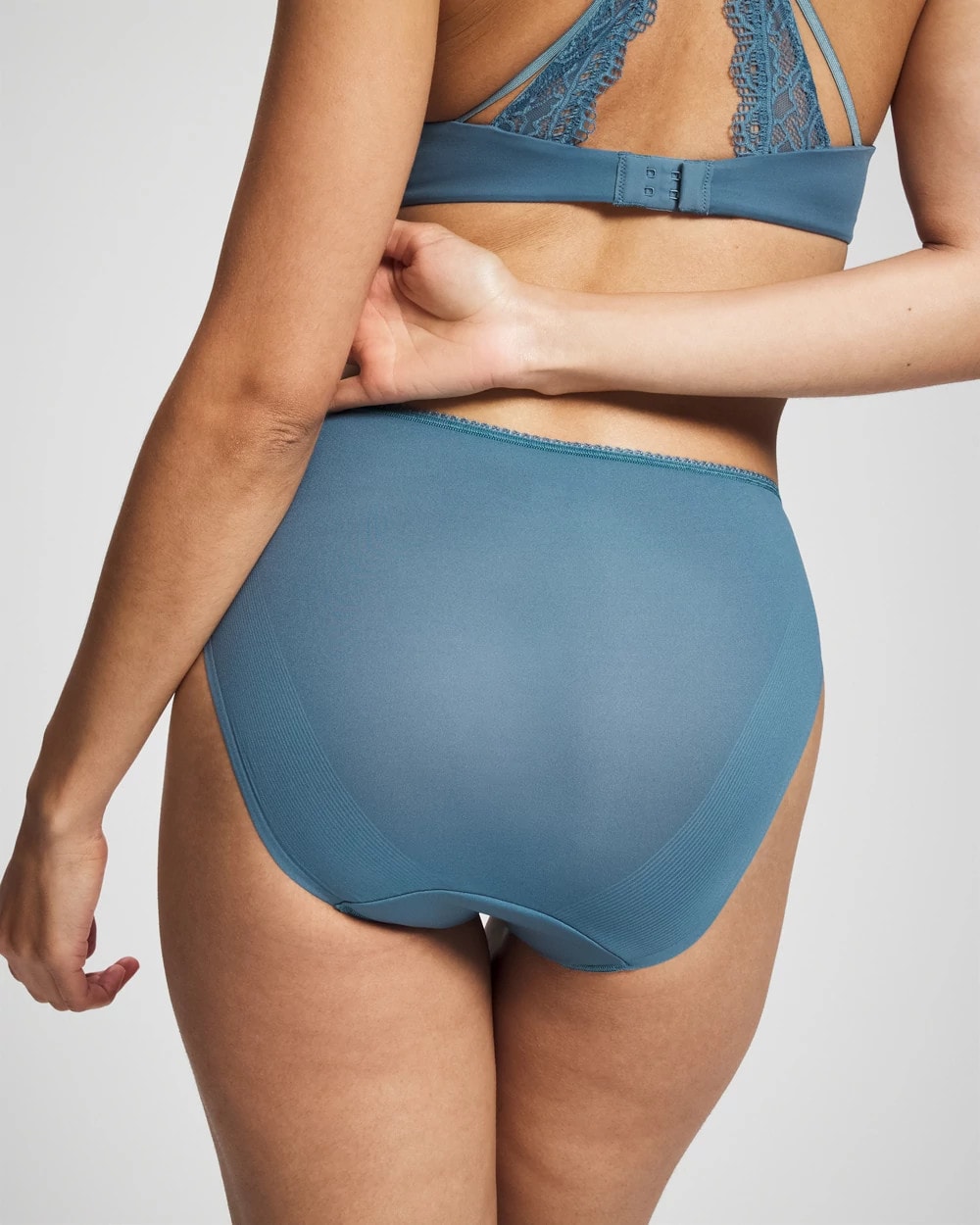 Soma / Edge High-Leg Panty with Lace TAPESTRY