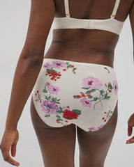 Soma / Edge High-Leg Panty with Lace RHAPSODY FLORA M SUGAR