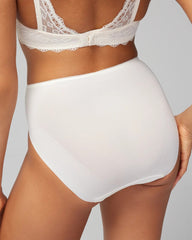 Soma / High-Leg Panty with Lace IVORY