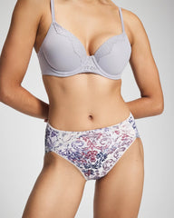 Soma / Tummy High-Leg Brief Panty with Lace LACE HARMONY M LILAC