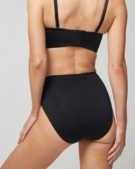 Soma / High-Leg Brief Panty with Lace BLACK