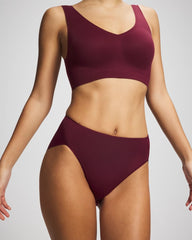 Soma / High-Leg Brief Panty VELVET PLUM