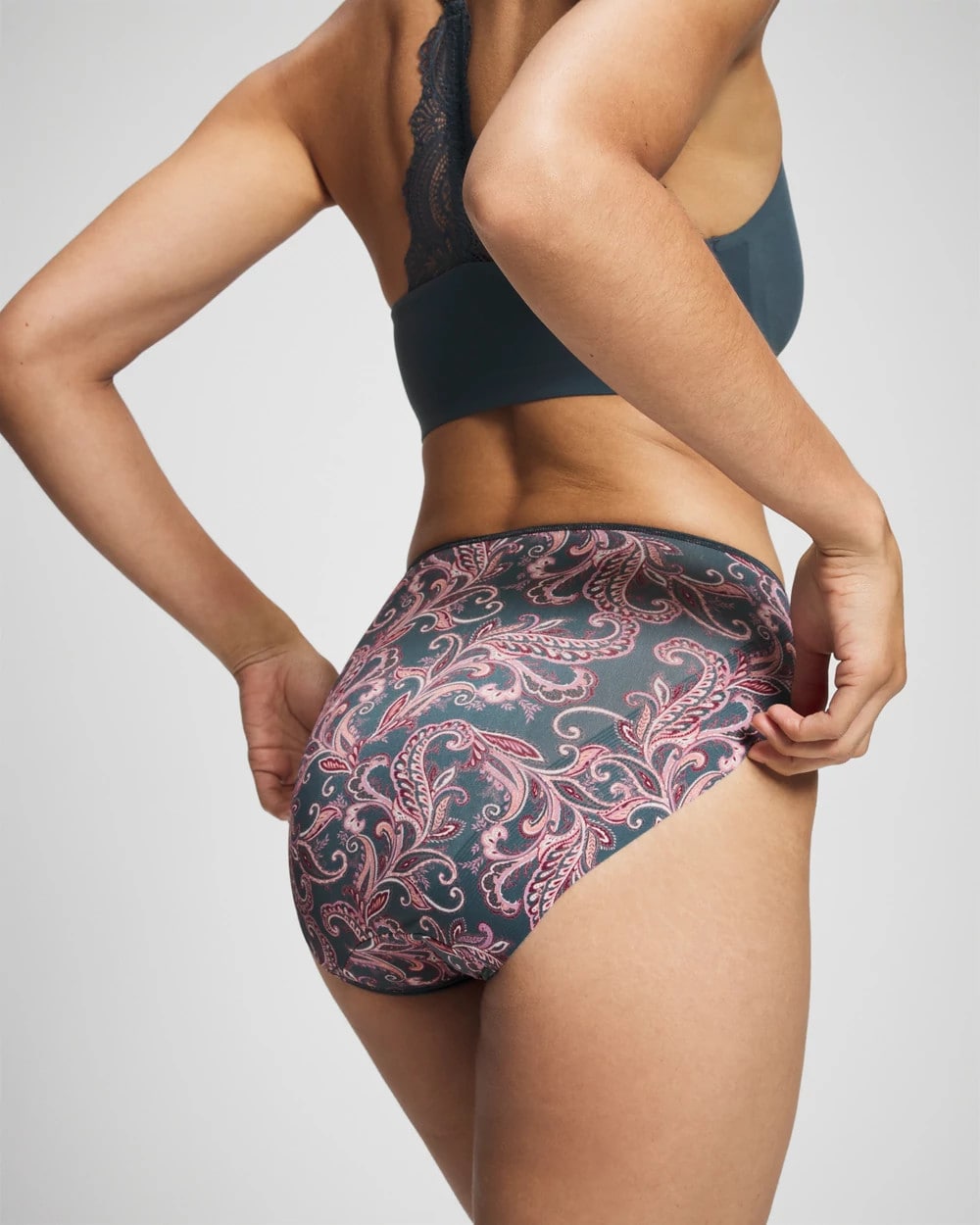 Soma / High-Leg Brief Panty IMPERIAL PAISLEY M PET