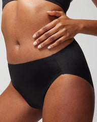 Soma / High-Leg Brief Panty BLACK