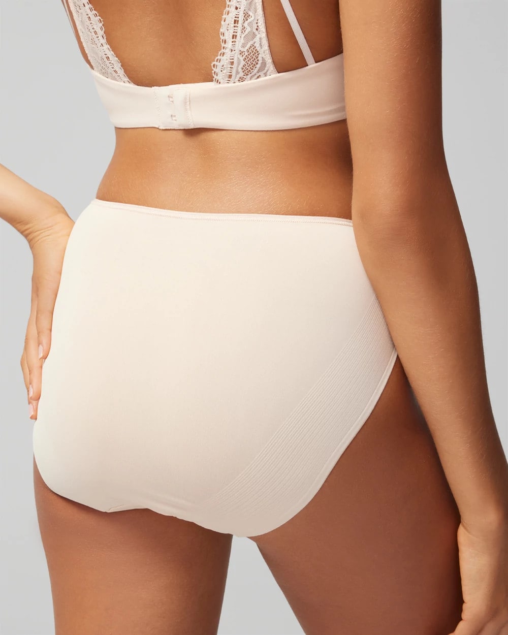 Soma / High-Leg Brief Panty PALE SAND
