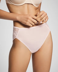 Soma / Lace Back High-Leg Panty PRETTY PINK