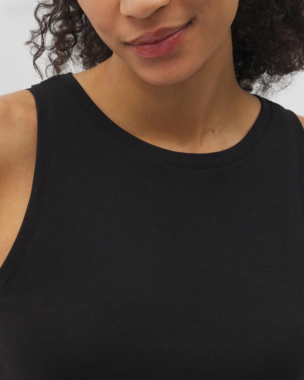 Soma / Ruched Pajama Tank BLACK