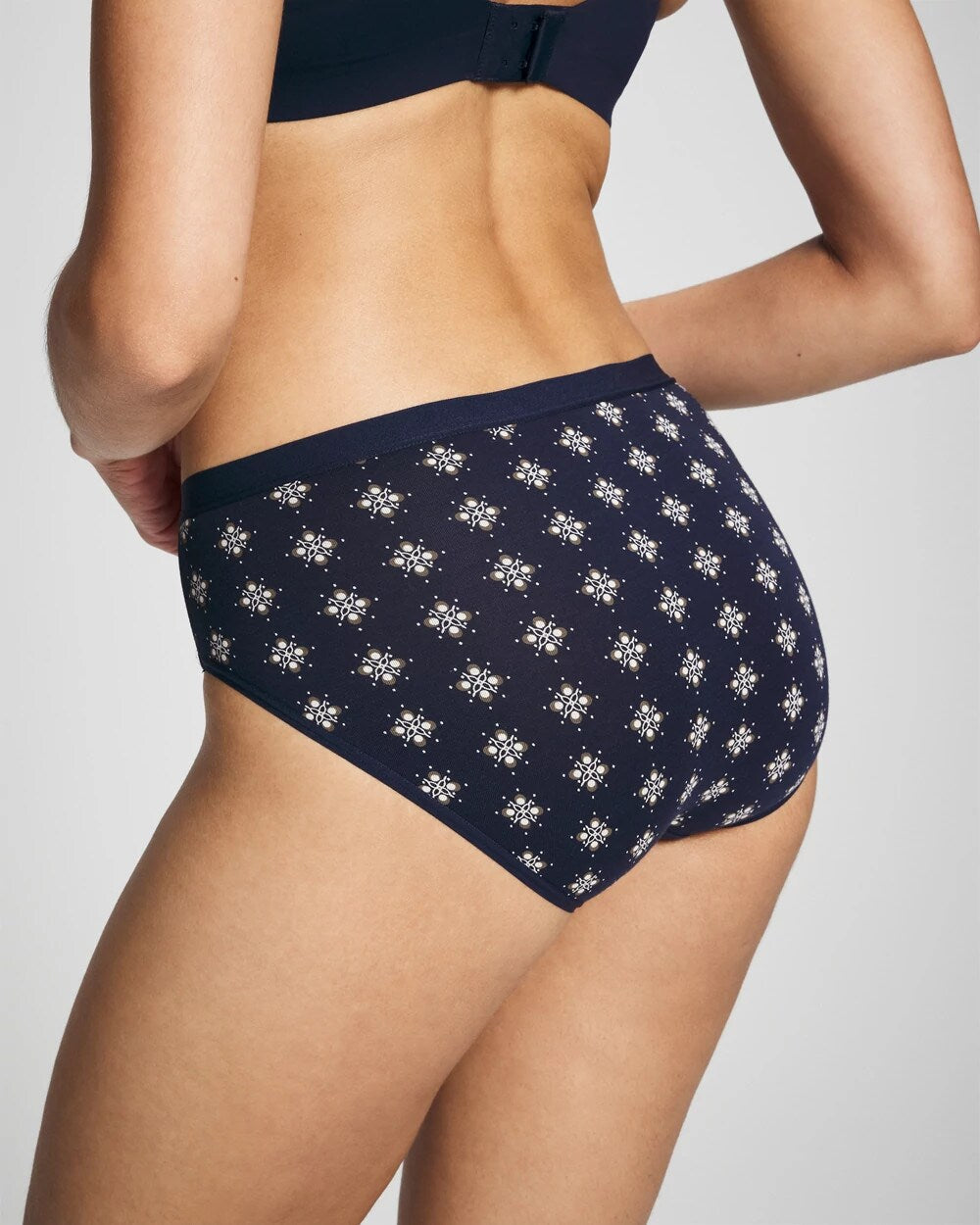 Soma / Cotton High-Leg Panty BELLE FOULARD MINI NAVY