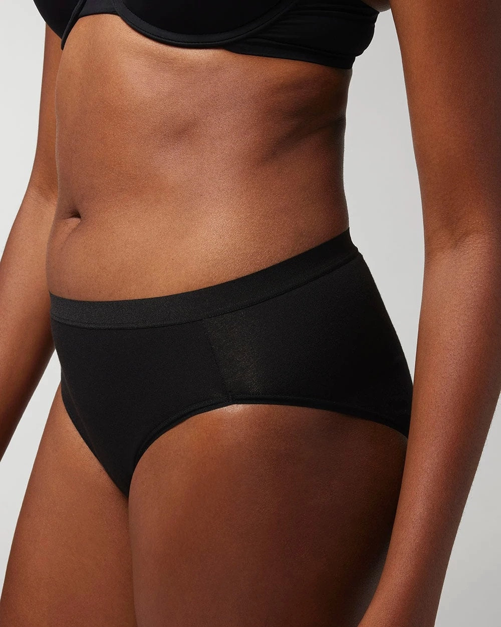 Soma / Cotton High-Leg Panty BLACK