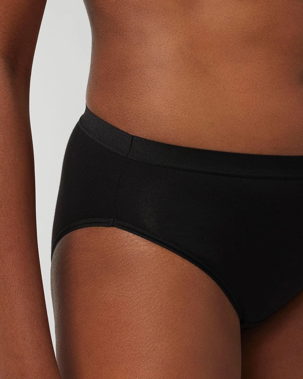 Soma / Cotton High-Leg Panty BLACK