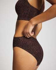 Soma / Soft Stretch High Leg Panty HOT SPOT MOCHA MINI