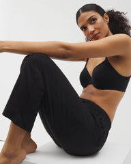 Soma / Crop Pajama Pants BLACK