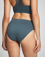 Soma / Seamless Rib High-Leg Panty PETROL