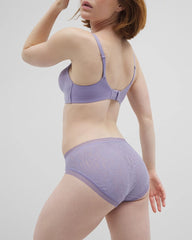 Soma / Soma High-Leg Panty with Stretch Lace JACARANDA