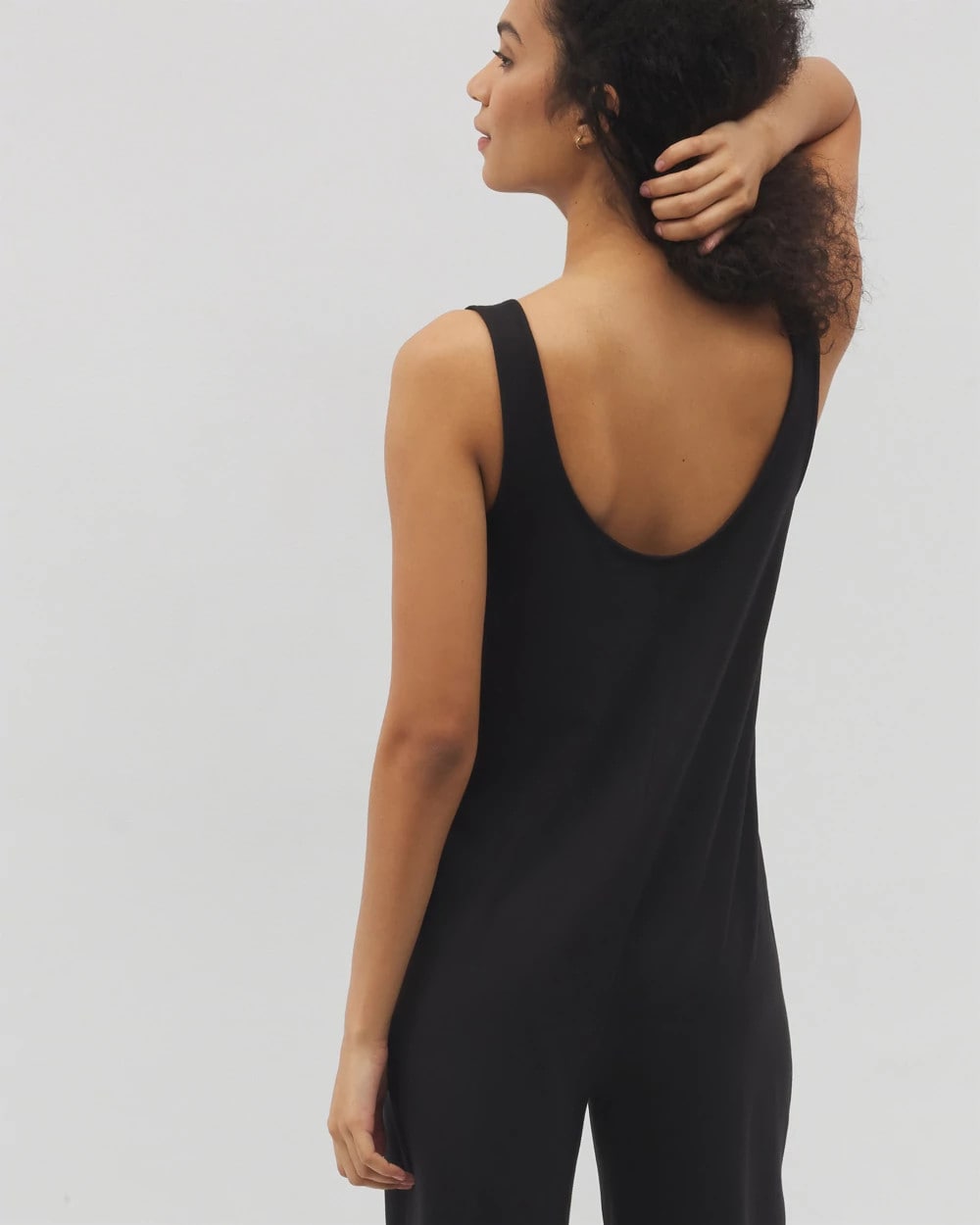 Soma / Henley Jumpsuit BLACK