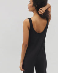 Soma / Henley Jumpsuit BLACK