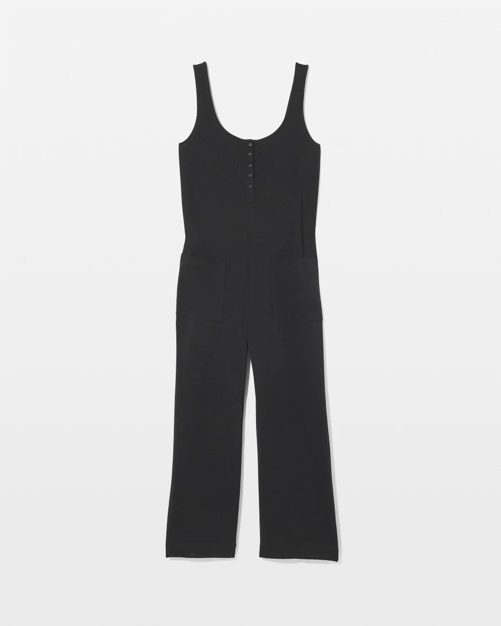 Soma / Henley Jumpsuit BLACK