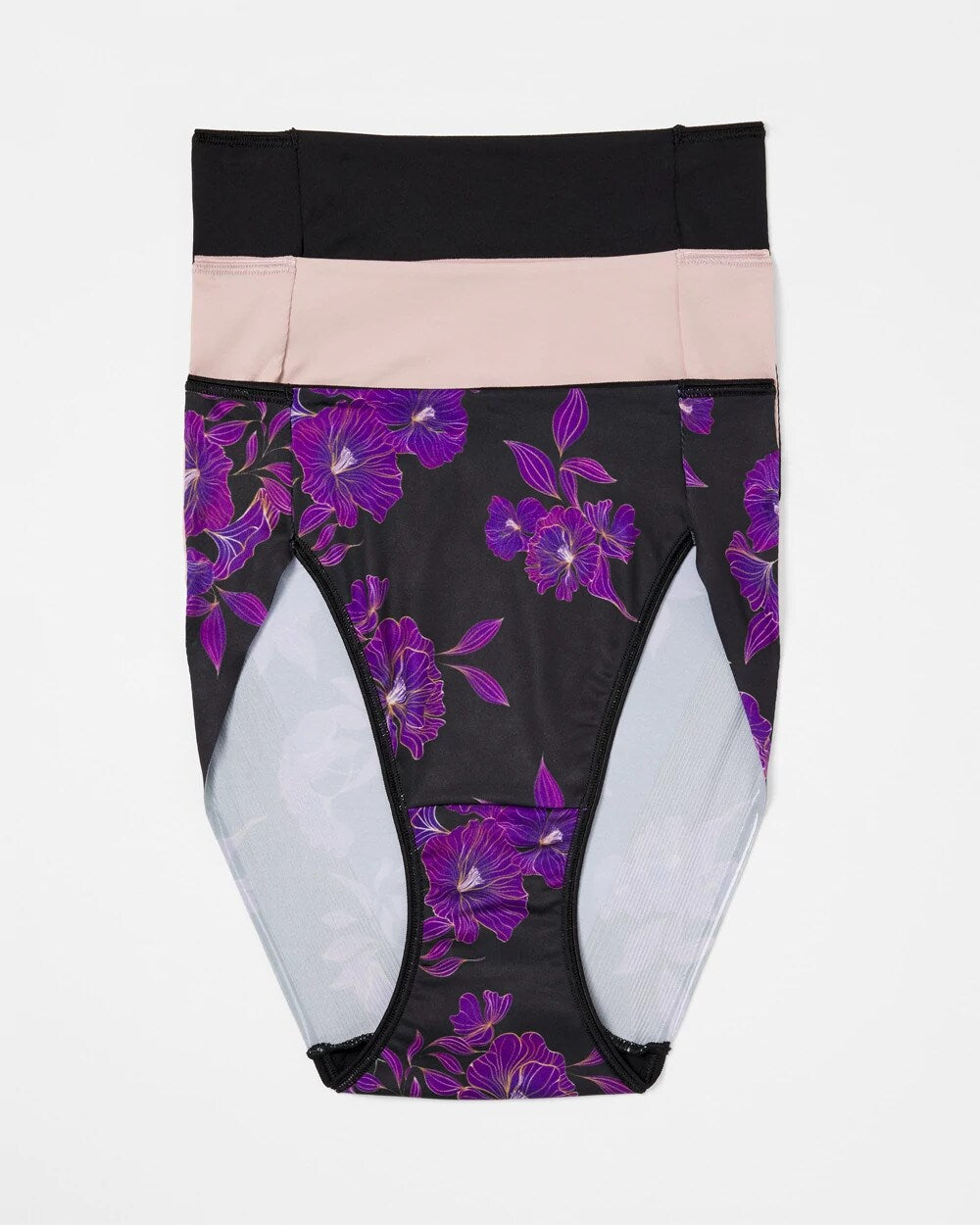 Soma / Tummy High-Leg Brief Panty 3 Pack GILDED BLOOMS MULTI PACK