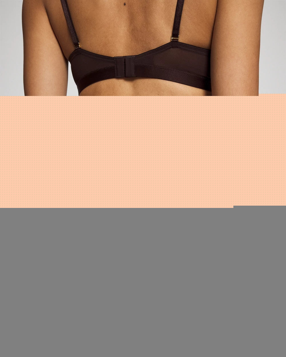 Soma / Embraceable High-Leg Brief Panty with Super Soft Signature Lace CHOC PLUM W DTM FOIL