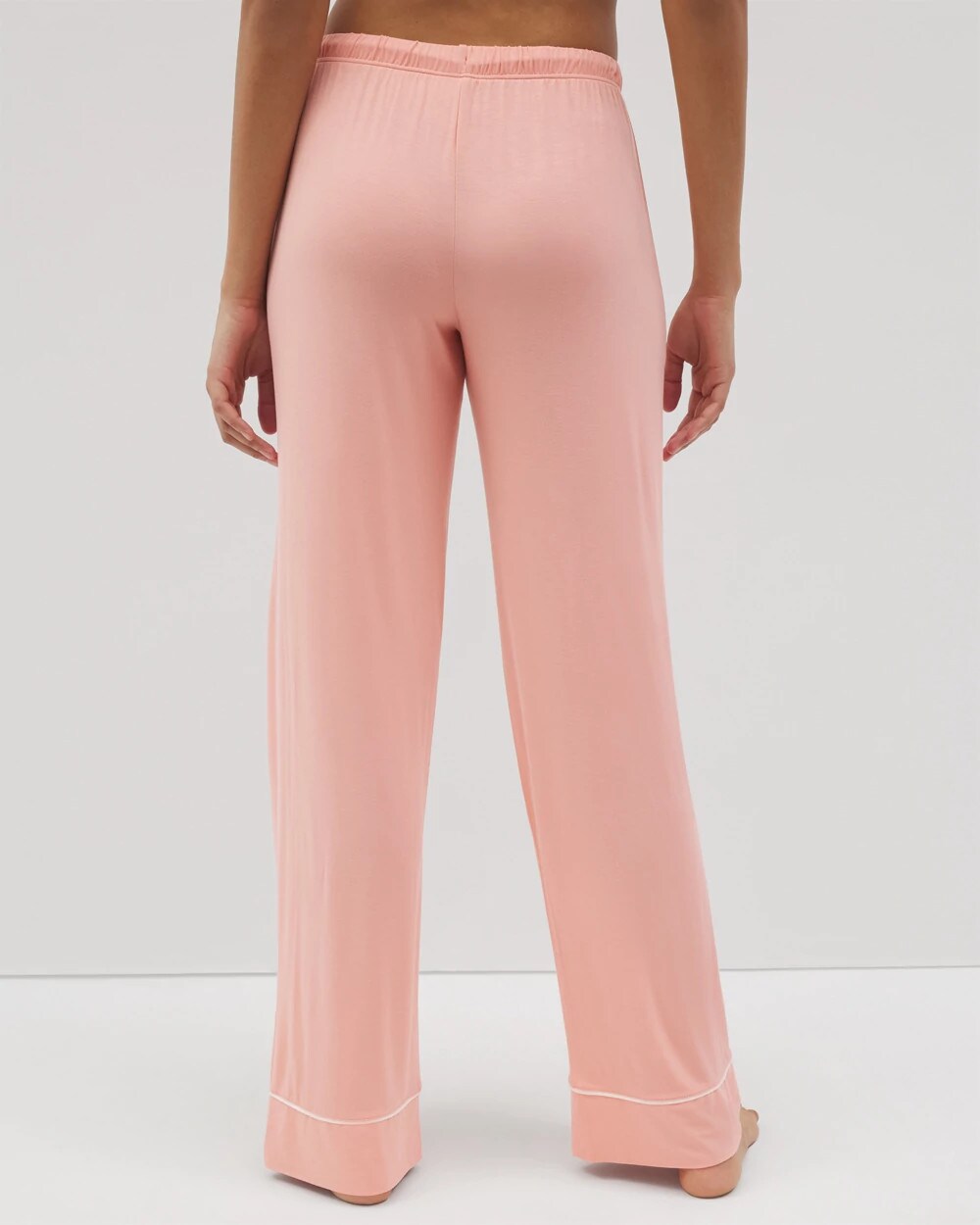 Soma / Solid Piped Pajama Pants PALOMA GLOW