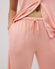 Soma / Solid Piped Pajama Pants PALOMA GLOW