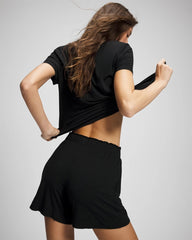Soma / Long Pajama Shorts BLACK