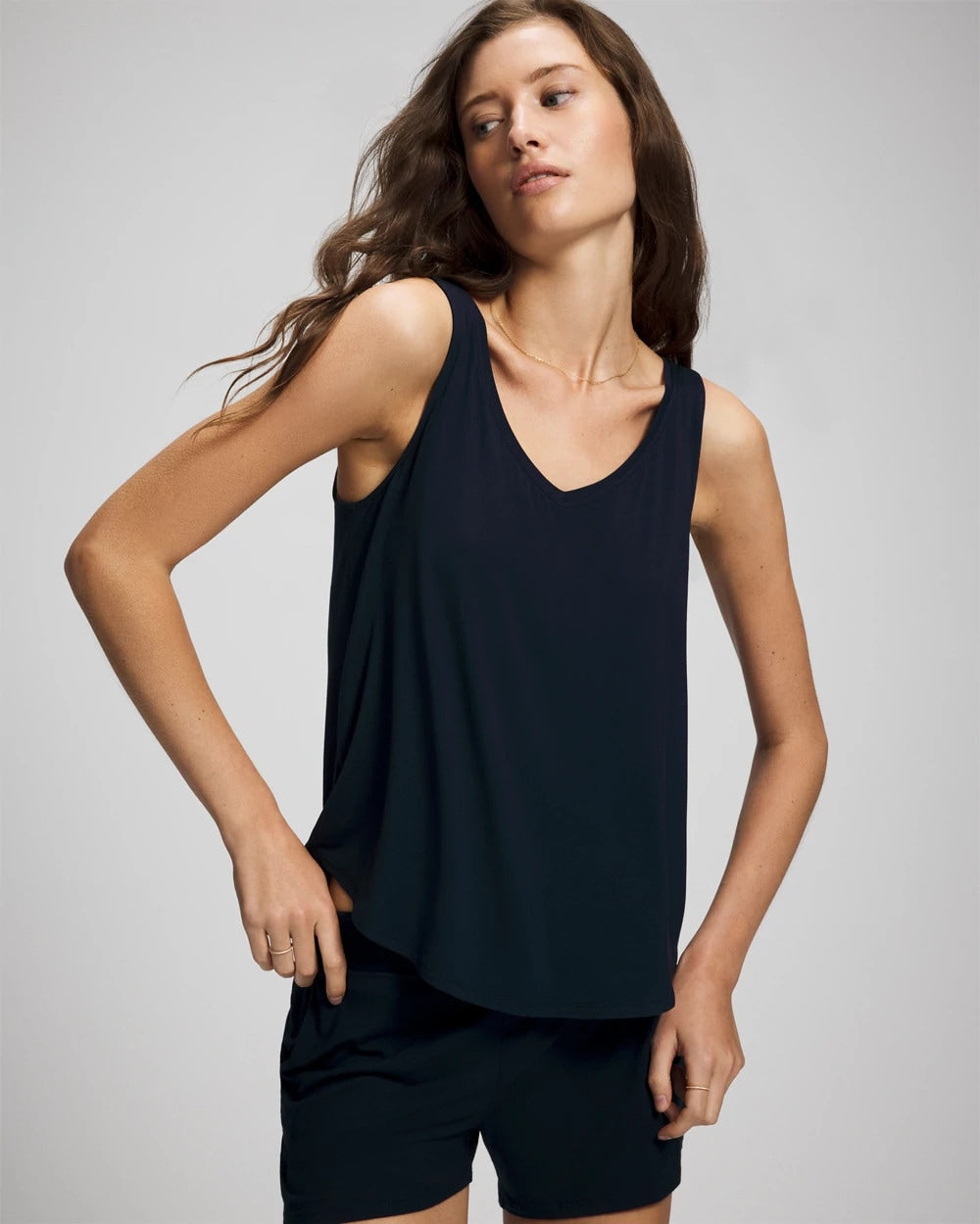 Soma / V-Neck Pajama Tank NIGHTFALL NAVY