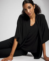 Soma / Pajama Cardi BLACK