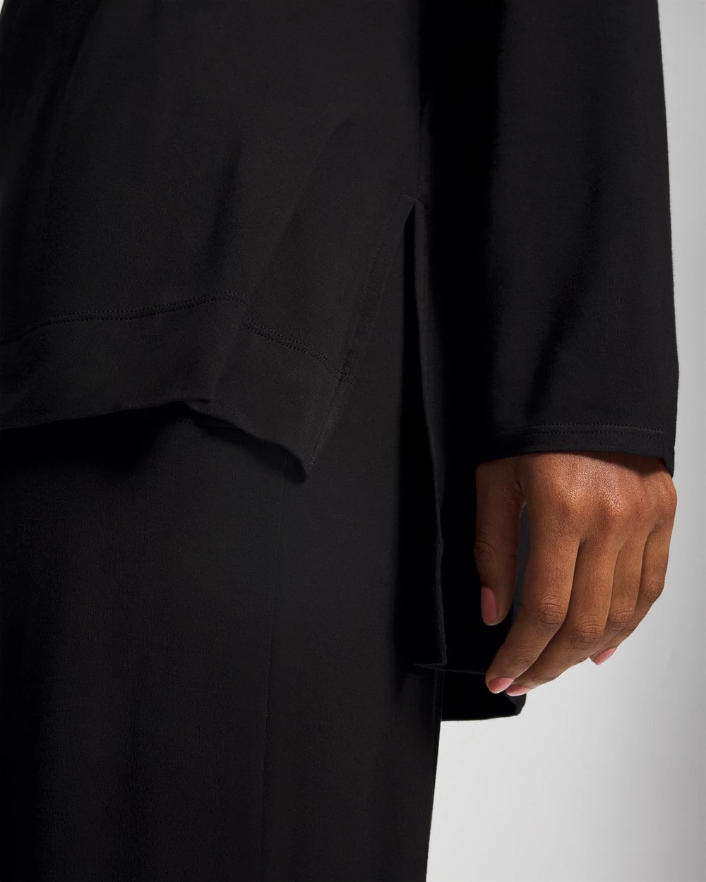 Soma / Long Sleeve Pajama Tee BLACK