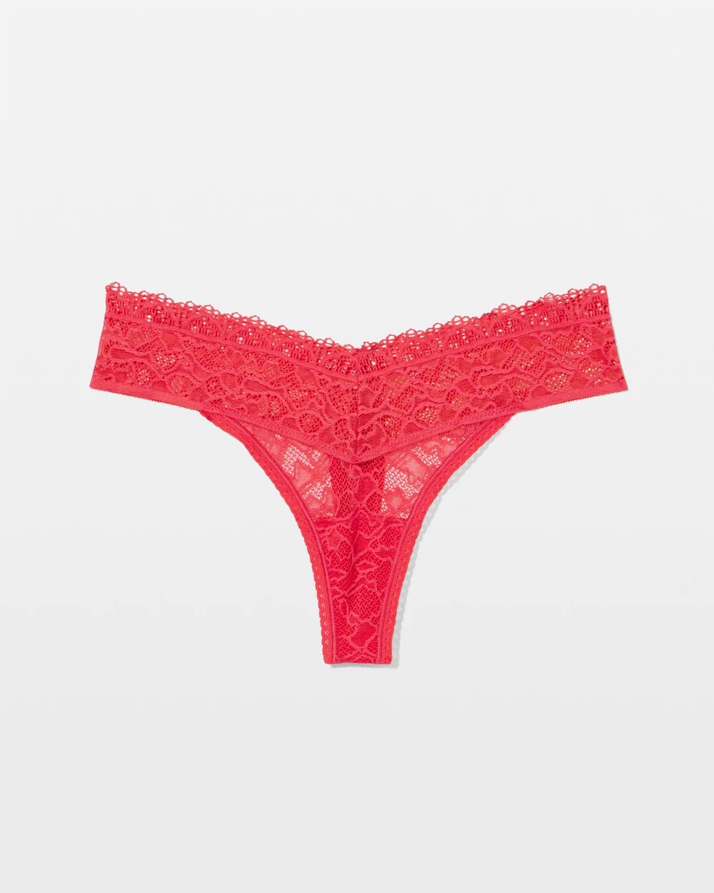 Soma / Thong Panty with Enchanting Lace HEARTS DESIRE