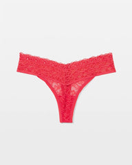 Soma / Thong Panty with Enchanting Lace HEARTS DESIRE
