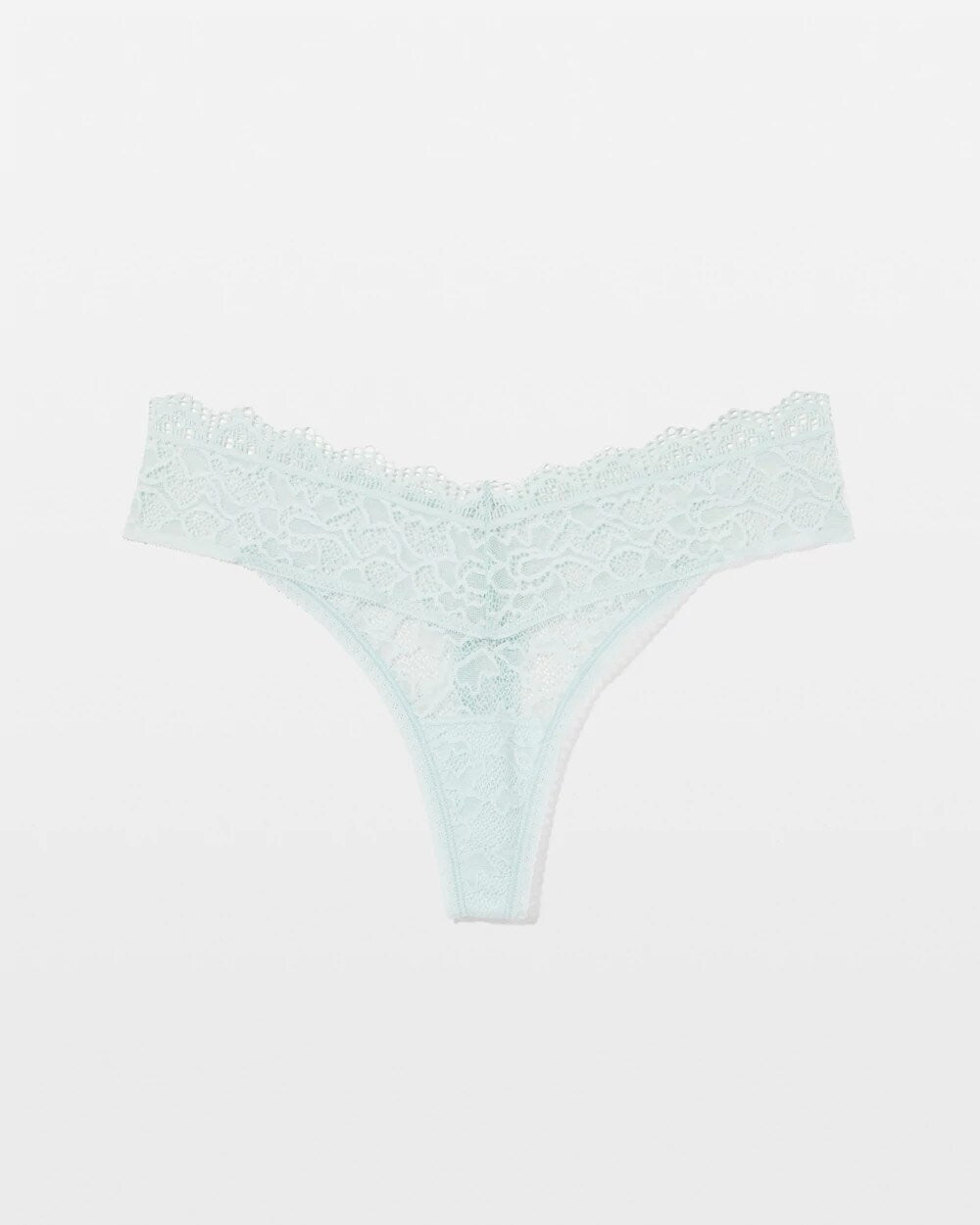 Soma / Thong Panty with Enchanting Lace TRANQUILITY