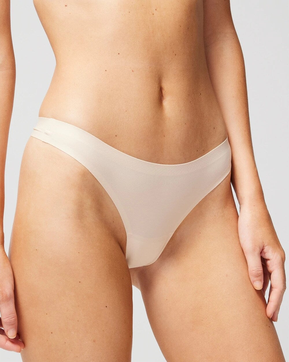 Soma / Soft Stretch Thong Panty PALE SAND