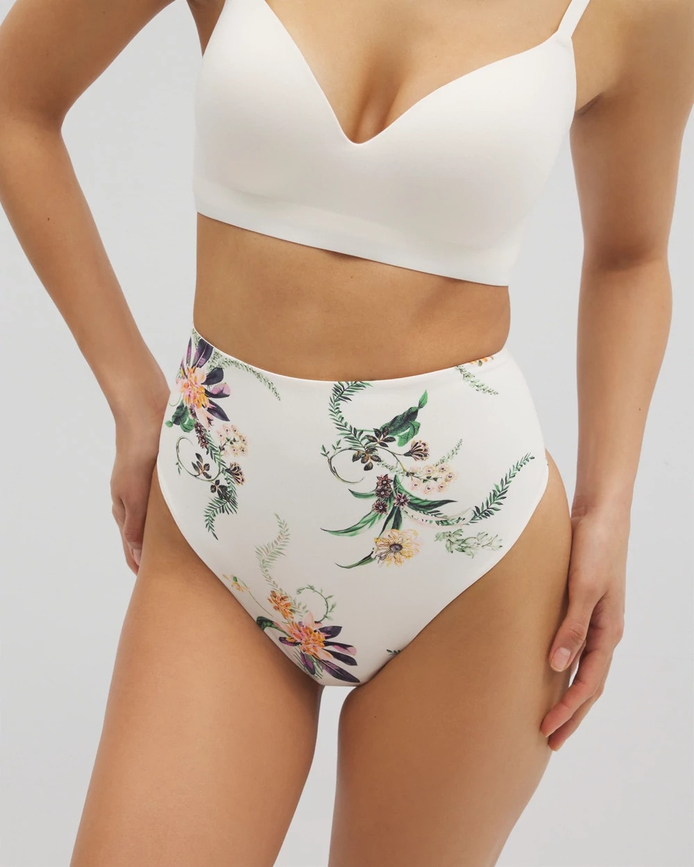 Soma / Tummy High-Waist Thong Panty PARADISE PLUMES D M CHAMP