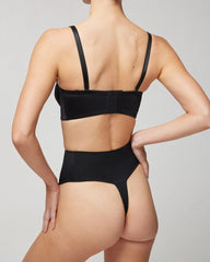 Soma / Tummy High-Waist Thong Panty BLACK
