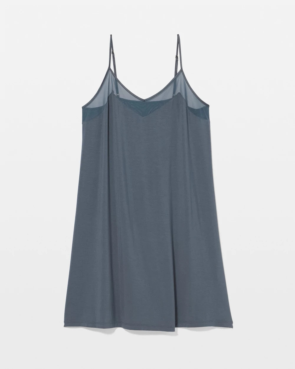 Soma / Mesh Trim Chemise PETROL