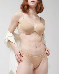 Soma / Cotton Thong Panty WARM AMBER