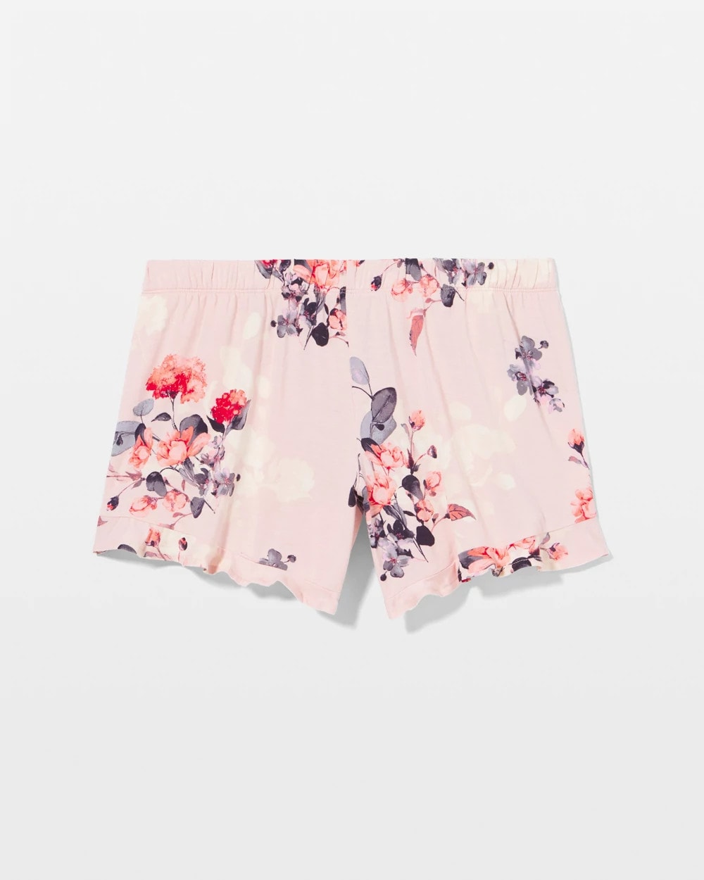 Soma / Ruffle Pajama Shorts FLORAL DREAMS PINK BLUSH