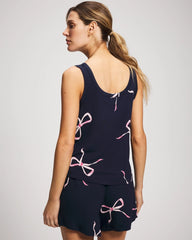 Soma / Pajama Tank BELOVED BOWS GRAND NAVY