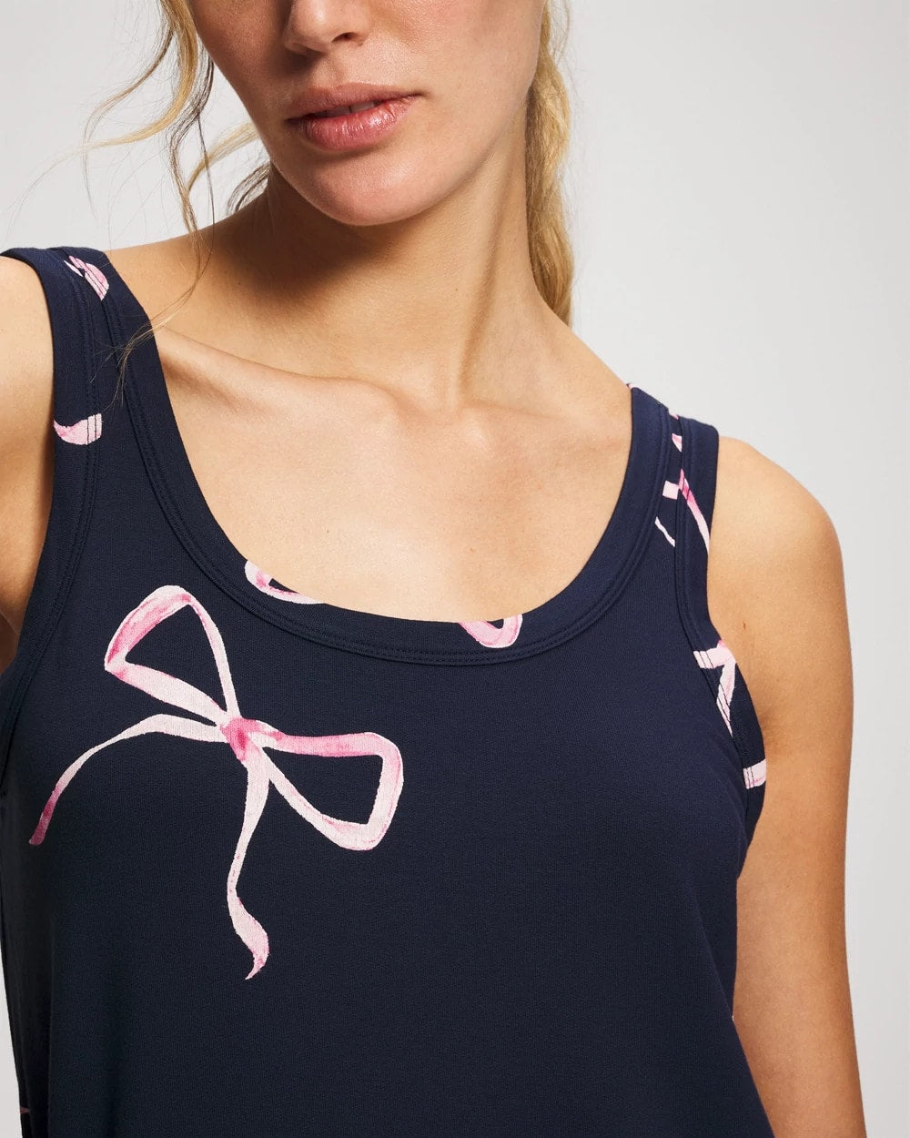 Soma / Pajama Tank BELOVED BOWS GRAND NAVY
