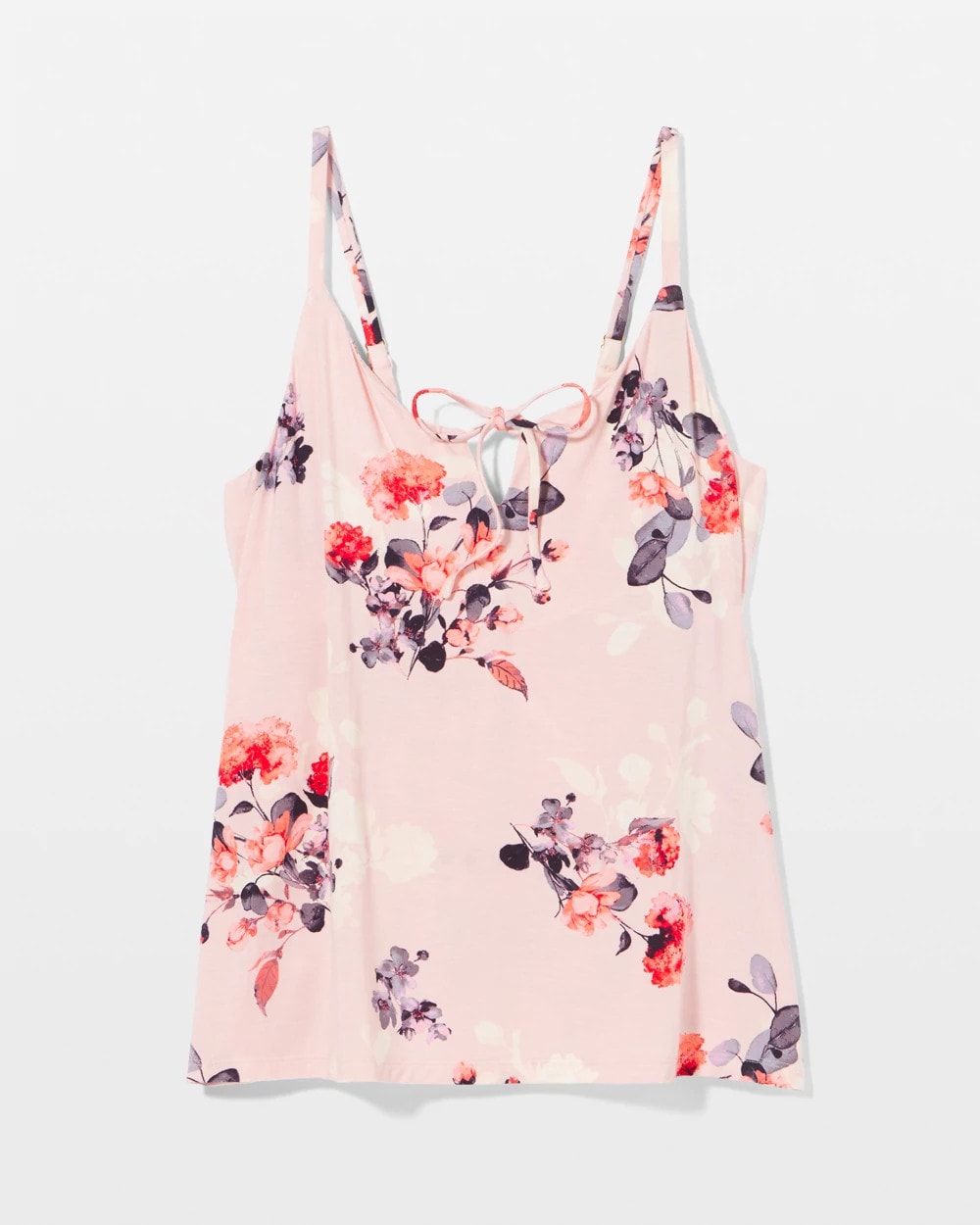 Soma / Tie Front Camisole FLORAL DREAMS PINK BLUSH