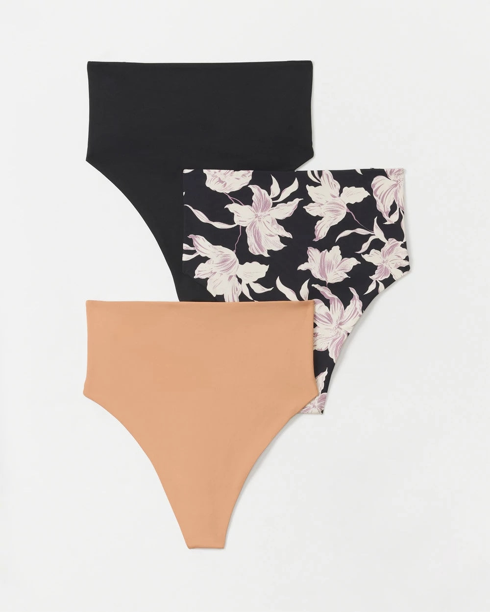 Soma / High-Waist Thong Panty 3 Pack BLOOM BREEZE MULTIPACK