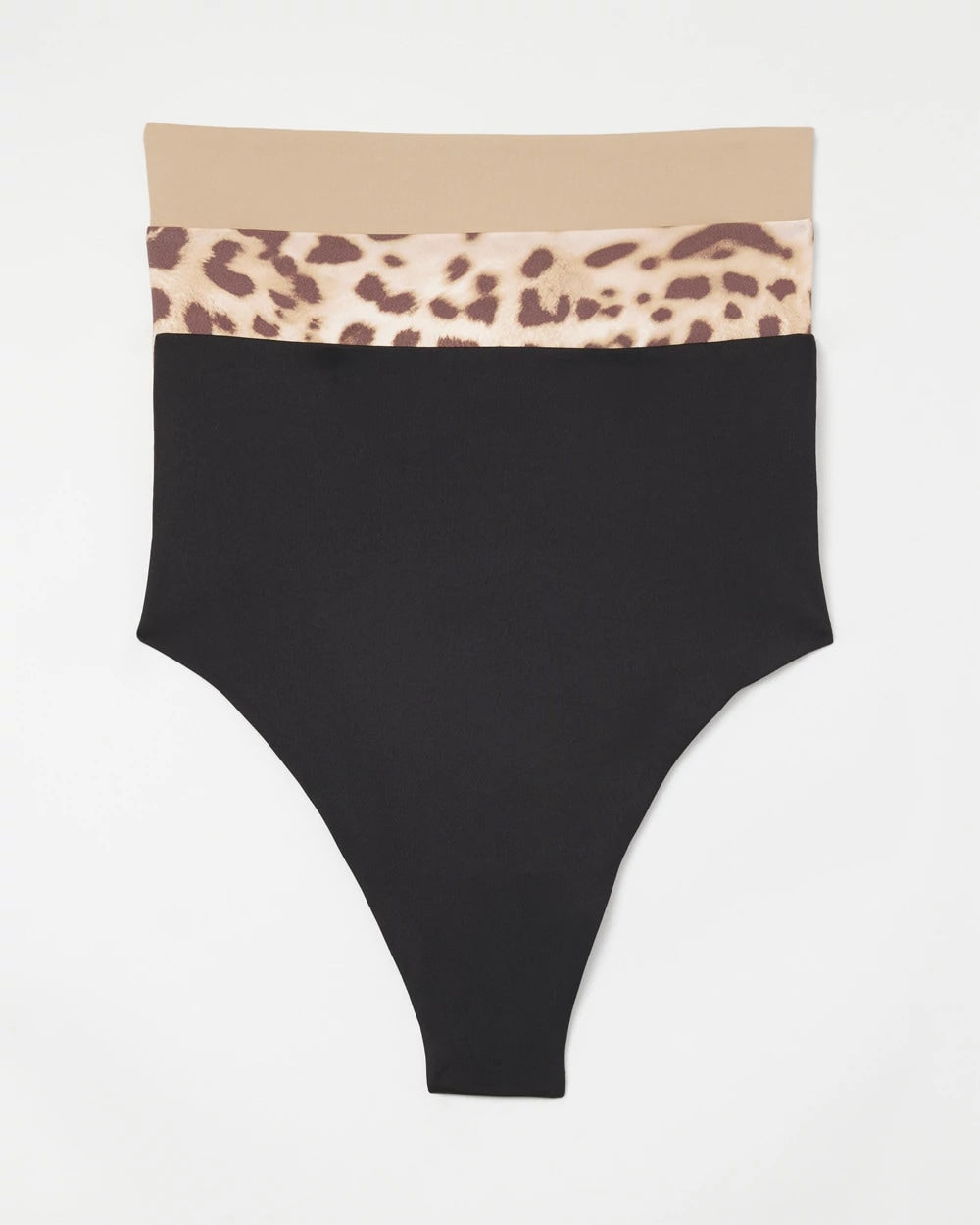 Soma / High-Waist Thong Panty 3 Pack ANIMAL MULTIPACK