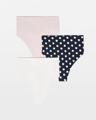 Soma / High-Waist Thong Panty 3 Pack BIG DOT MULTIPACK