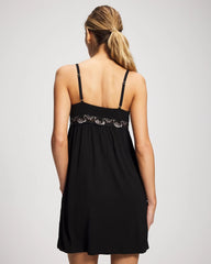 Soma / Soft Support Lace Chemise BLACK