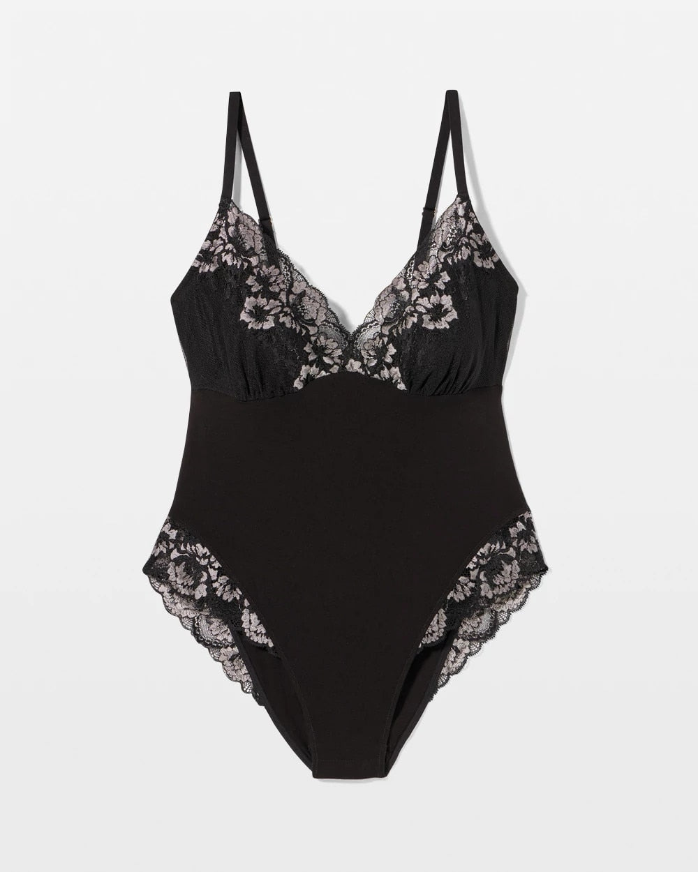 Soma / Lace Bodysuit BLACK